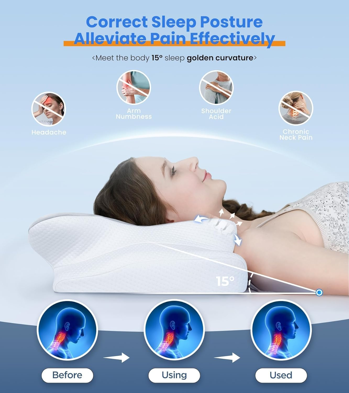 Lunara CurvePro™ — যে জাপানি বালিশে ঘুম থেকেই আরাম শুরু